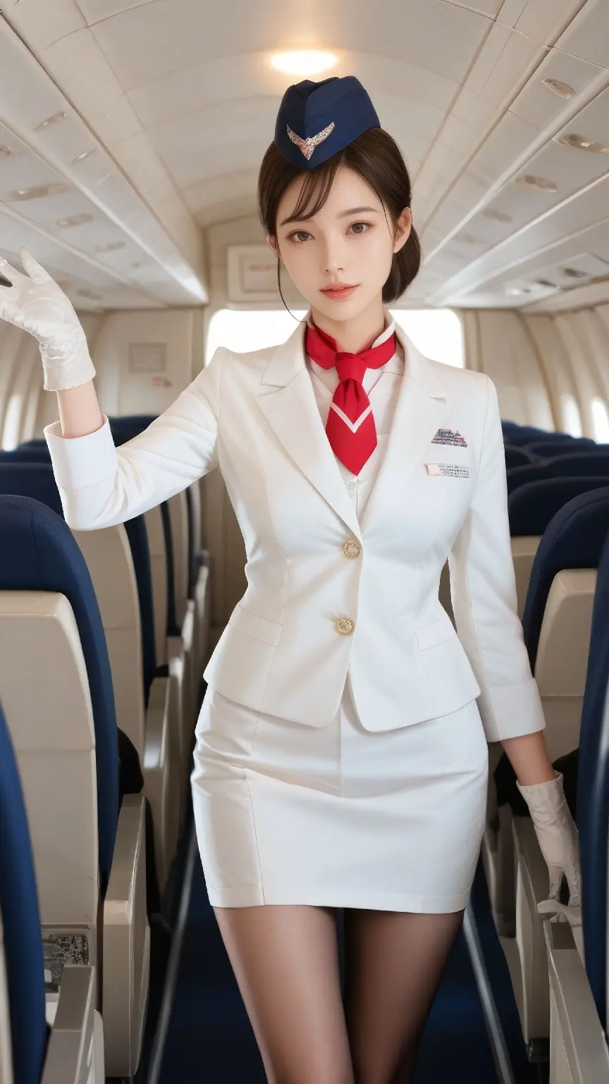 Flight attendant girl Standard