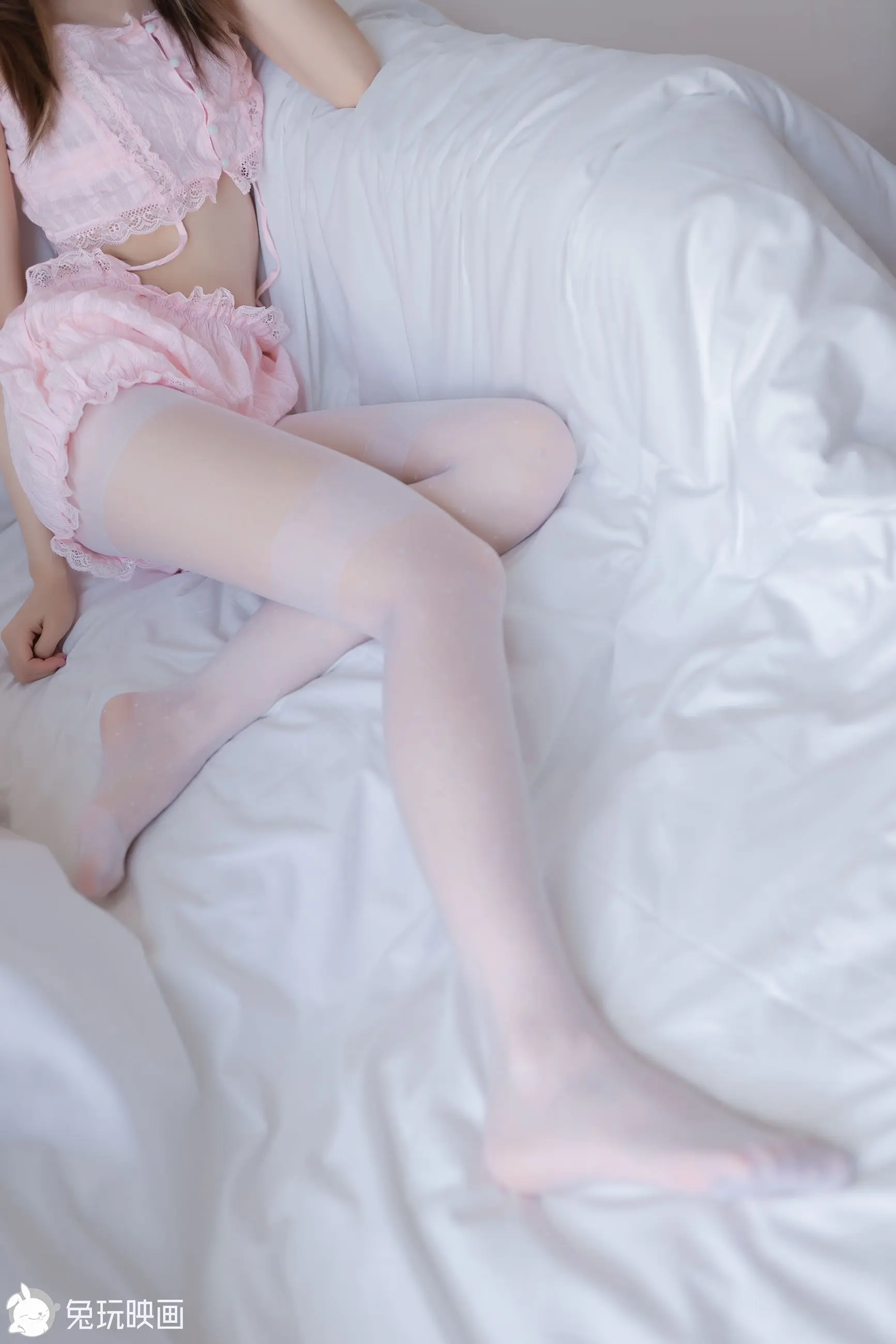 [兔玩映畫] - 粉白搭配偽領域的腳趾頭
