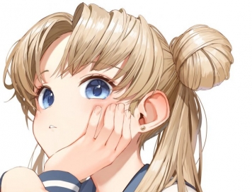 金髪女子畫像　その２６