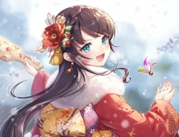 和服・著物・和裝女子畫像　その１４