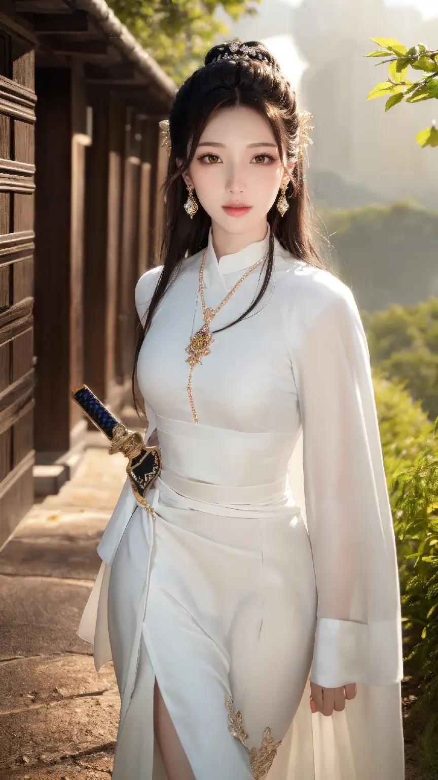 gufeng female sword-standand