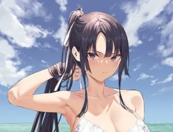 水著女子畫像　その５４