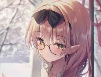 眼鏡女子畫像　その２７