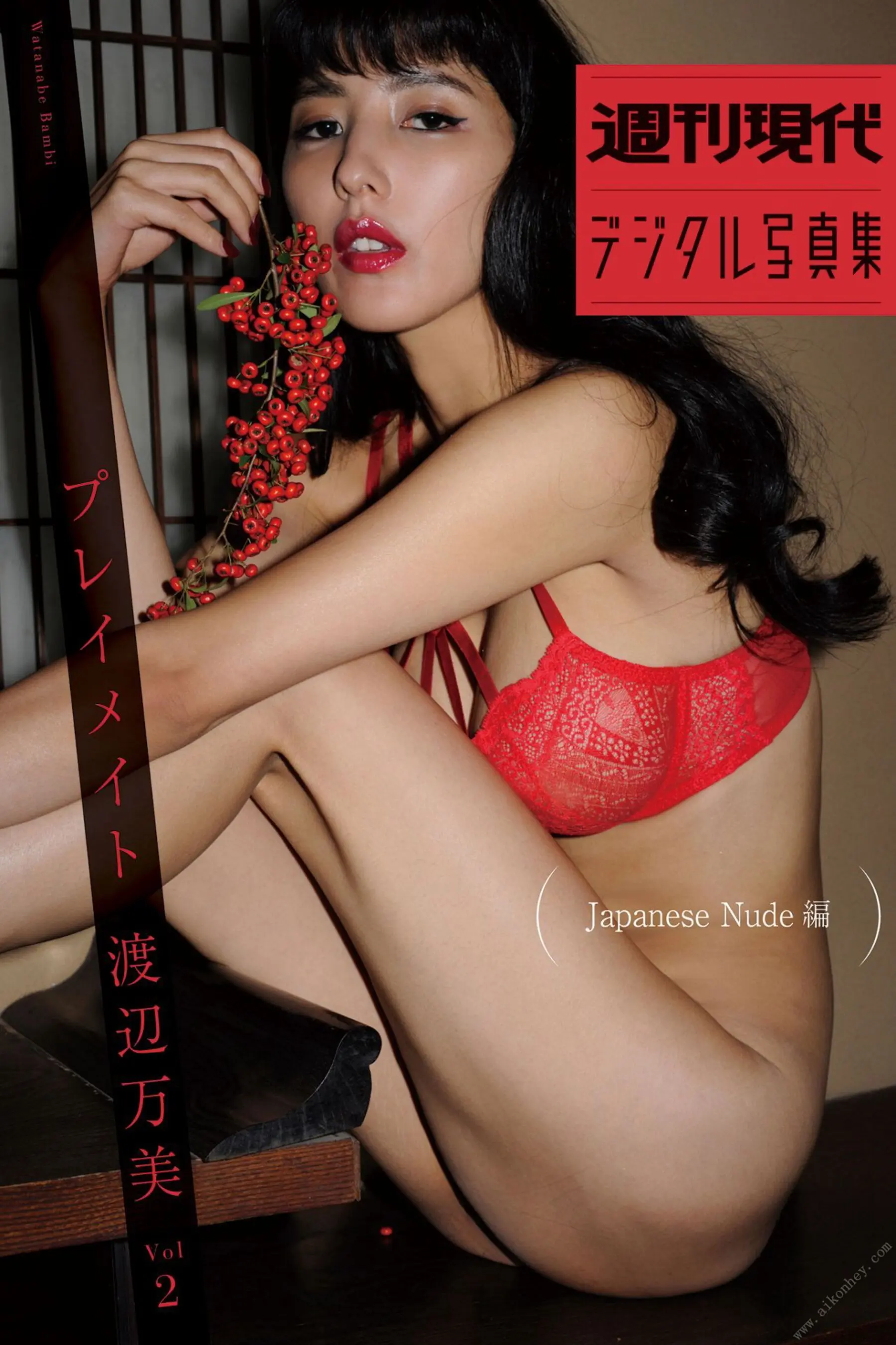 渡邊萬美《Playmate Japanese Nude Edition プレイメイトjapanse nude》（Weekly Gendai Digi）