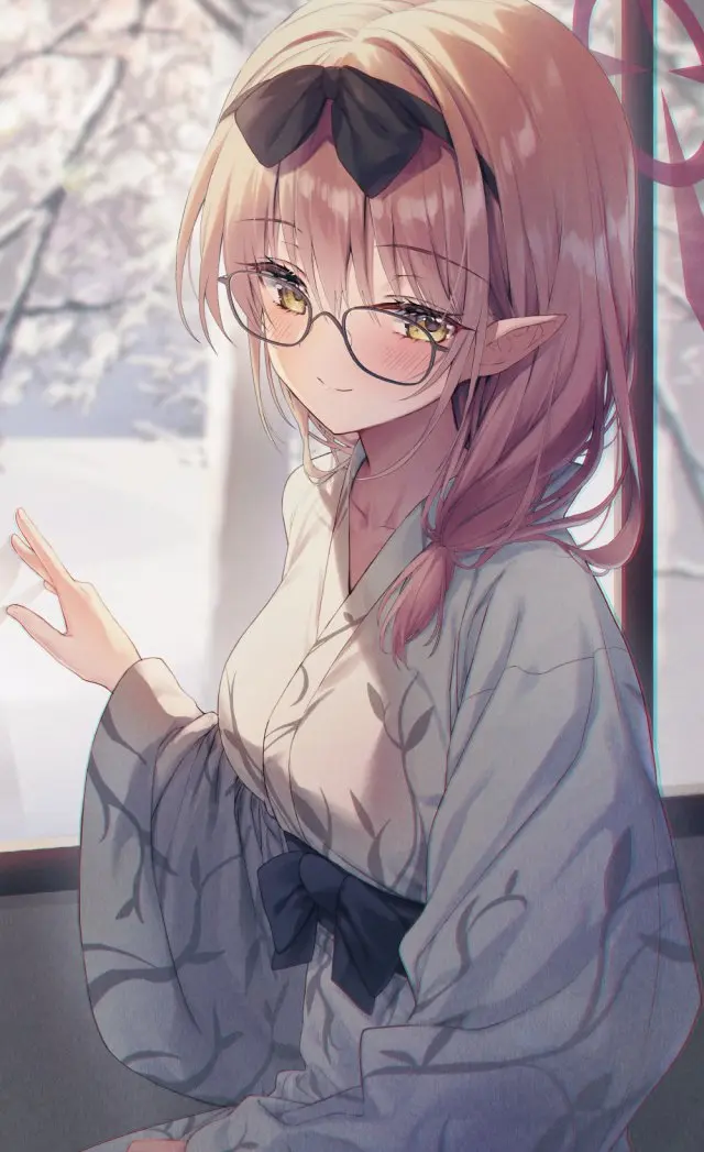 眼鏡女子畫像　その２７