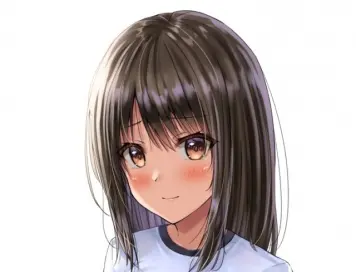 黒髪女子畫像　その３９