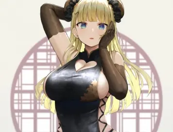 【中華服飾】チャイナ服・チャイナドレスを著た女の子の畫像　その１３