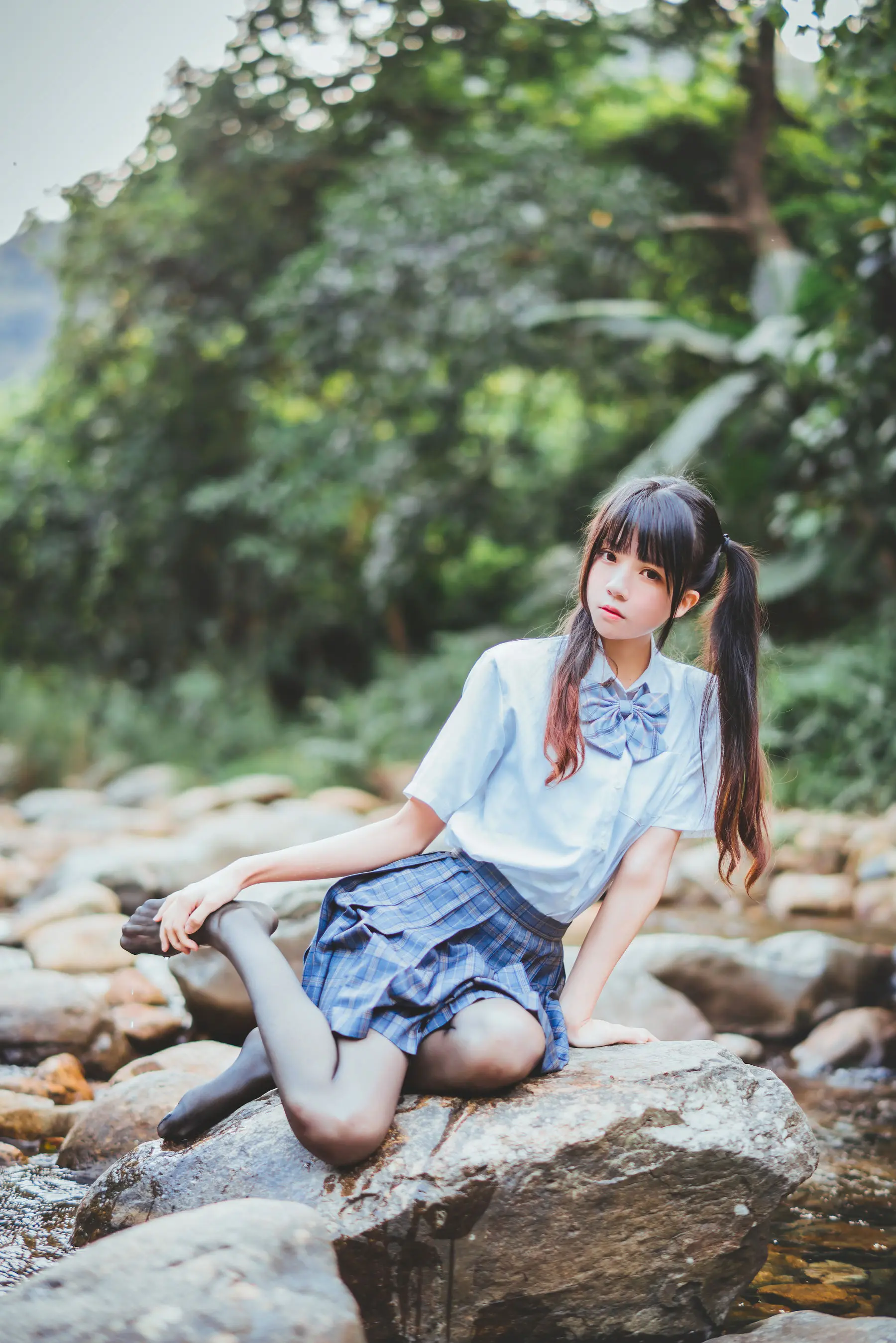 櫻桃喵《校服少女COSPLAY溼身系列》