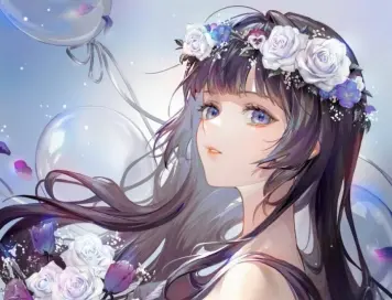 黒髪女子畫像　その４２