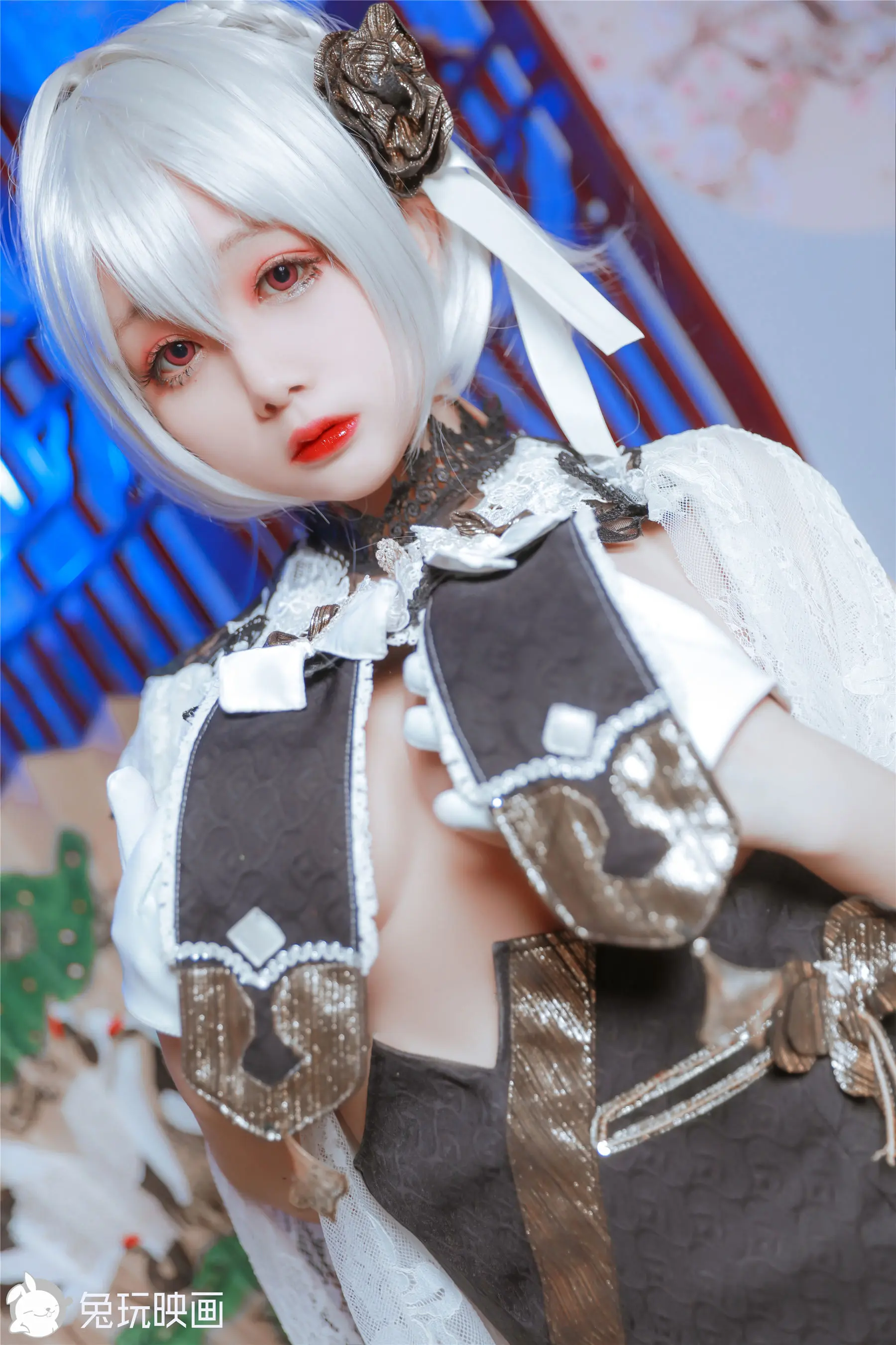 [兔玩映畫] - 黑白旗袍