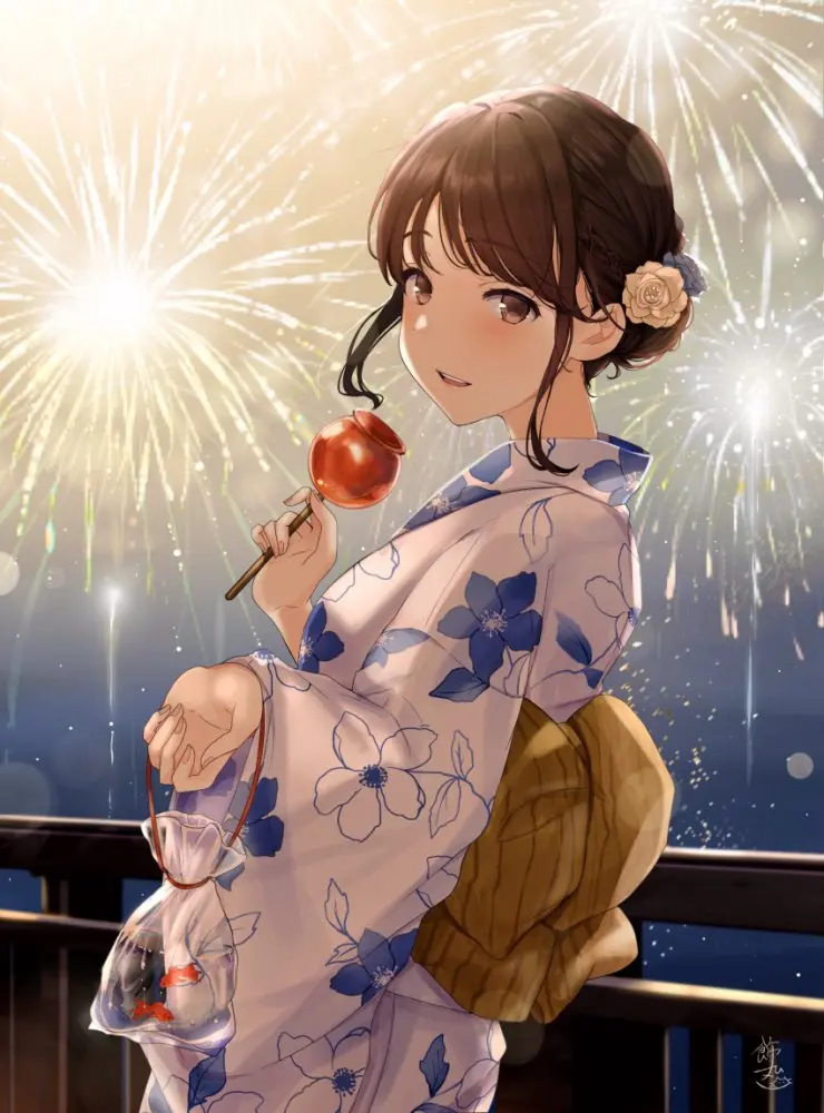 和服・著物・和裝女子畫像　その８