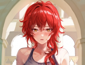 赤髪女子畫像　その１８