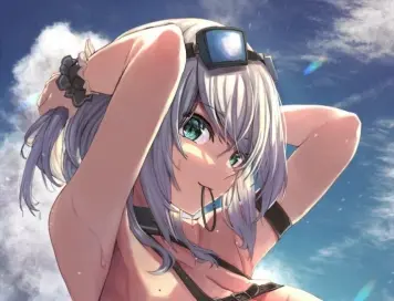 銀髪・白髪女子畫像　その３９