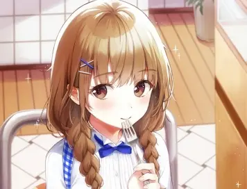 食事･飲食してる女の子の畫像　その２