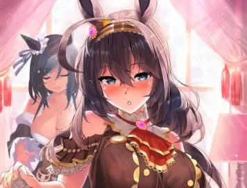 黒髪女子畫像　その４４