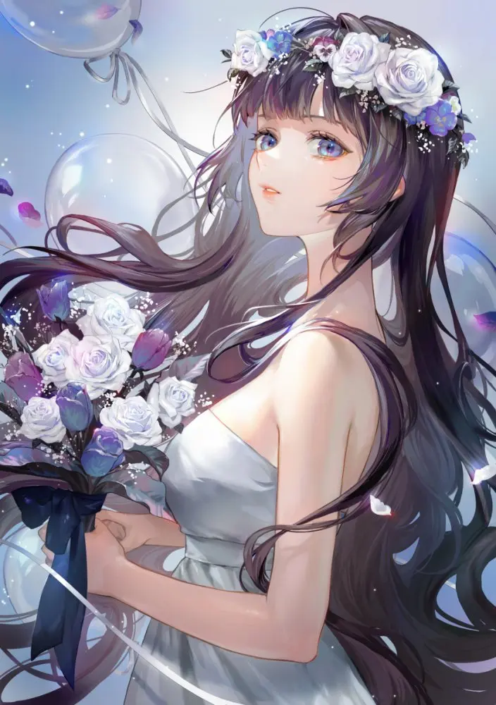 黒髪女子畫像　その４２