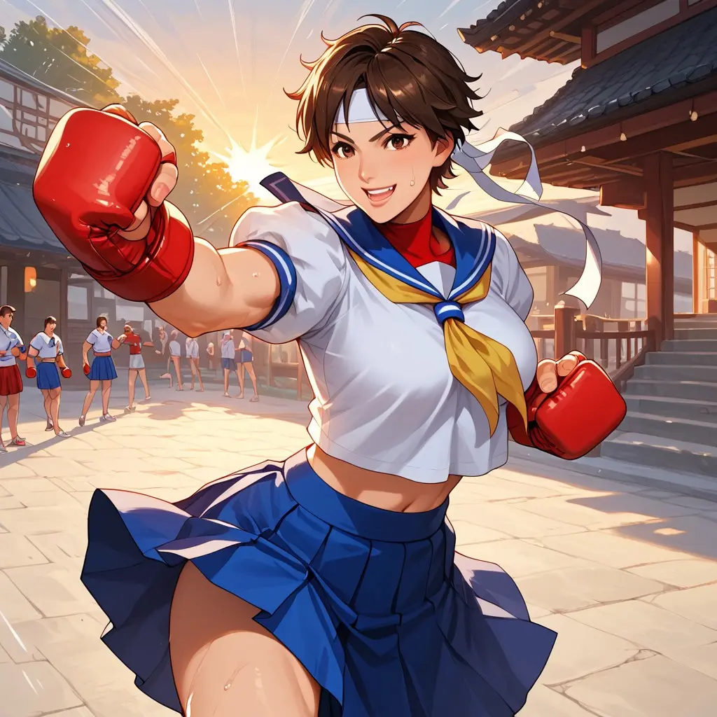 格鬥天王*--春日野櫻[AI Generated]