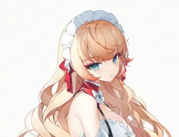 金髪女子畫像　その２４