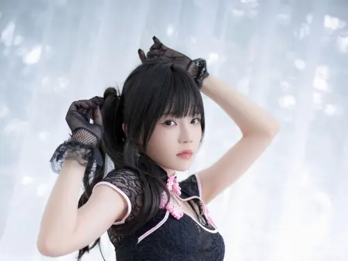 櫻桃喵 - 蕾絲旗袍