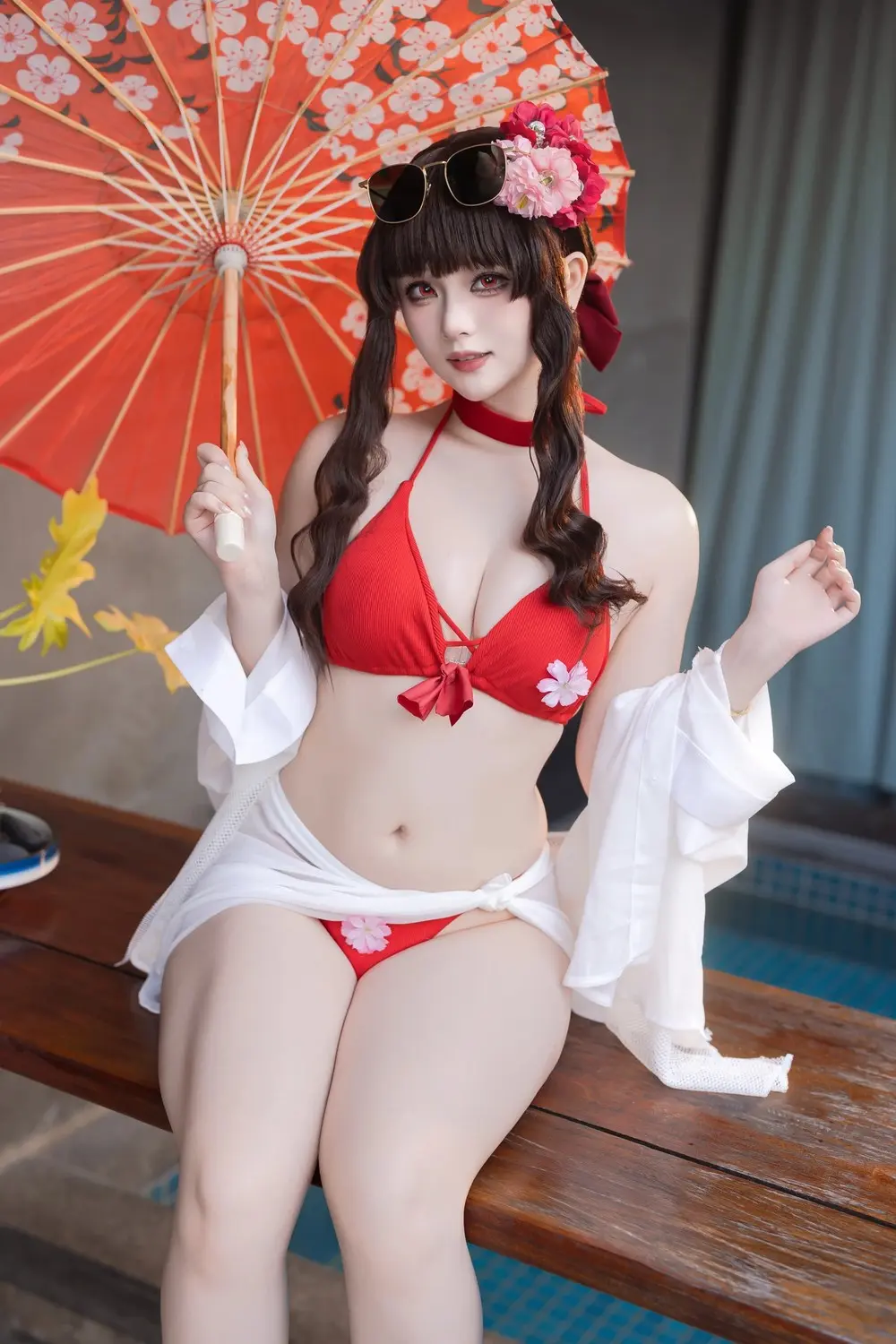 嶼魚 櫻花泳裝