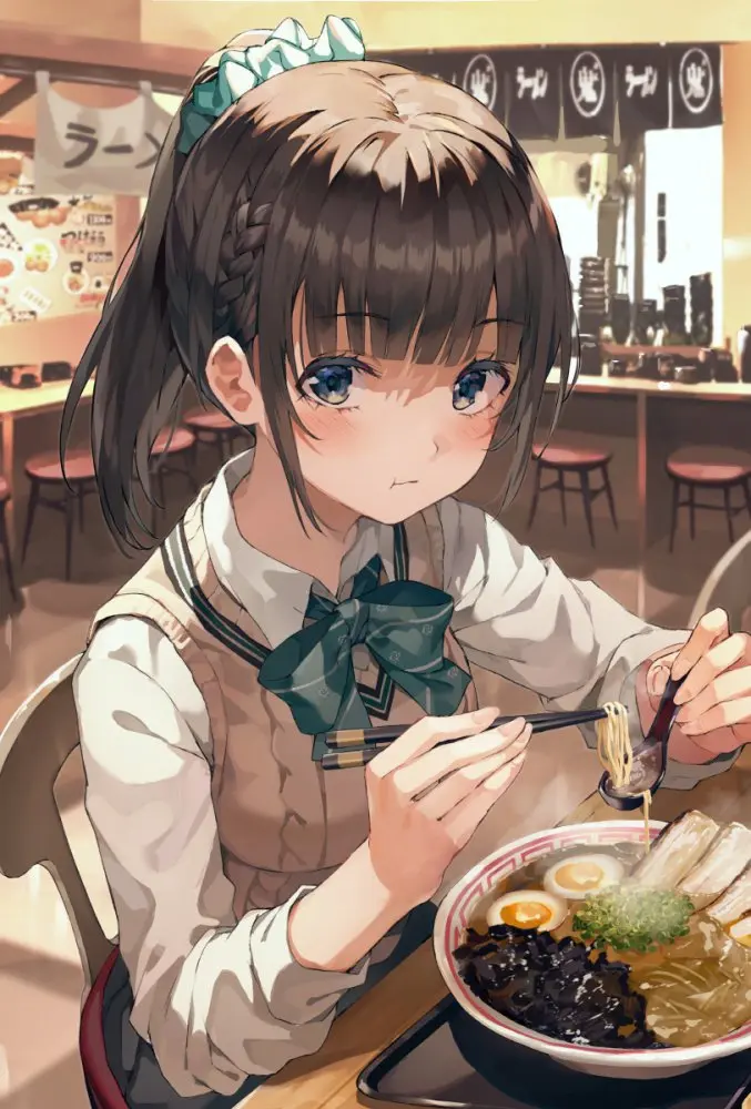 食事･飲食してる女の子の畫像　その６