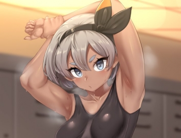 筋肉女子畫像　その２