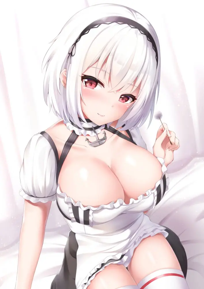 銀髪・白髪女子畫像　その３５
