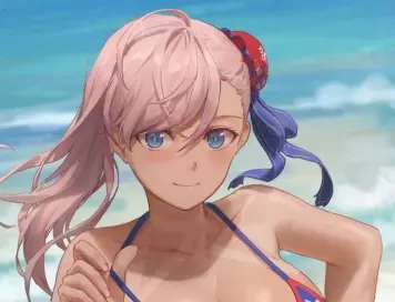 水著女子畫像　その４４