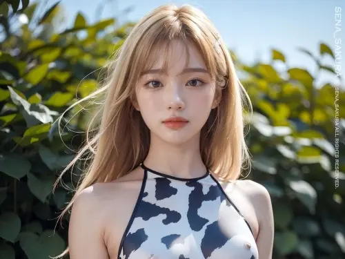 ★PATREON★ [Sena Sakura] - Cow Print Swimsuit - 2