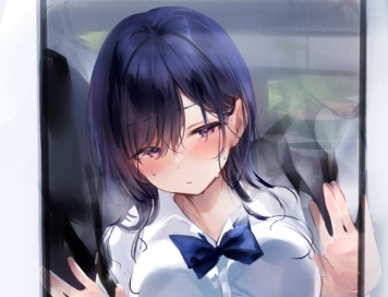 【水手服、西裝】セーラー・ブレザー・制服女子畫像　その３６