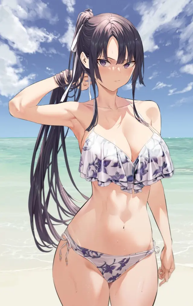 水著女子畫像　その５４