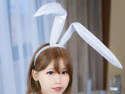 [兔玩映畫] - 白色兔女郎