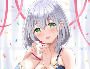 銀髪・白髪女子畫像　その３２