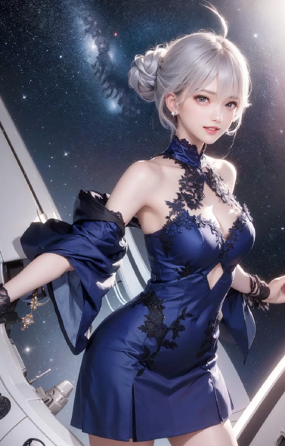 miorine Rembran-blue dress2