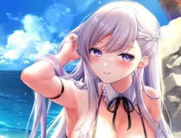 銀髪・白髪女子畫像　その３８