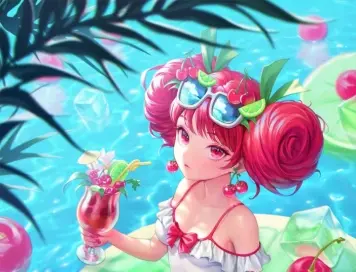 赤髪女子畫像　その１６