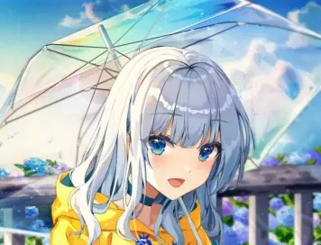 銀髪・白髪女子畫像　その４０