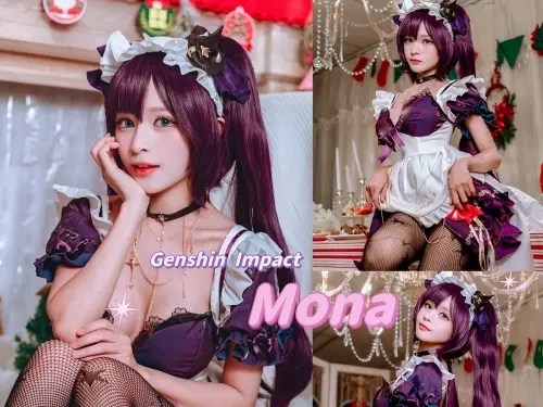 MingMiho - Mona Maid Genshin Impact