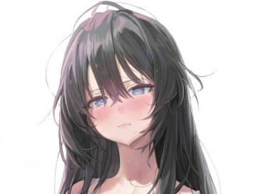 黒髪女子畫像　その４３