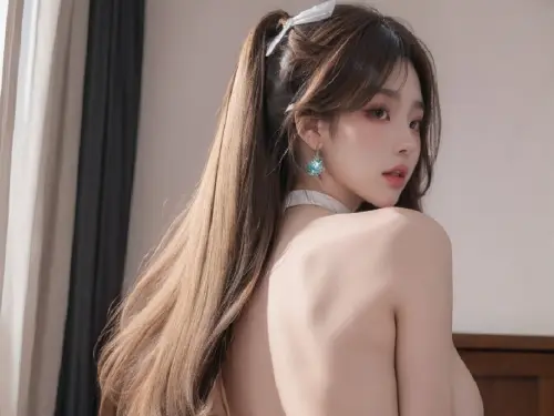 No95 81pic Double ponytail girl