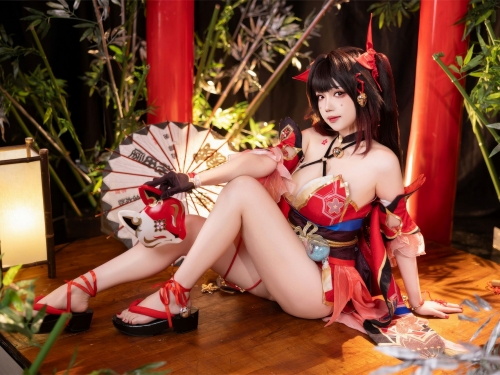 【網路收集系列】福利姬  雪晴Astra《 鐵道 花火 》VIP福利帖全