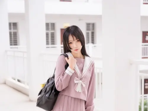 [兔玩映畫] - 粉色JK小姐姐