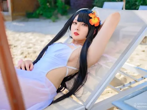 夏夏子 碧藍航線 比叡泳裝