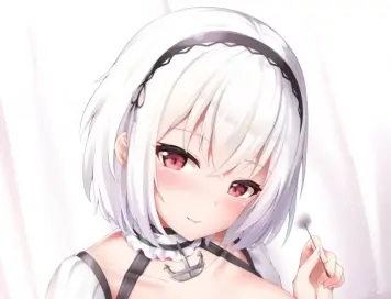 銀髪・白髪女子畫像　その３５