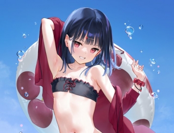 水著女子畫像　その５５