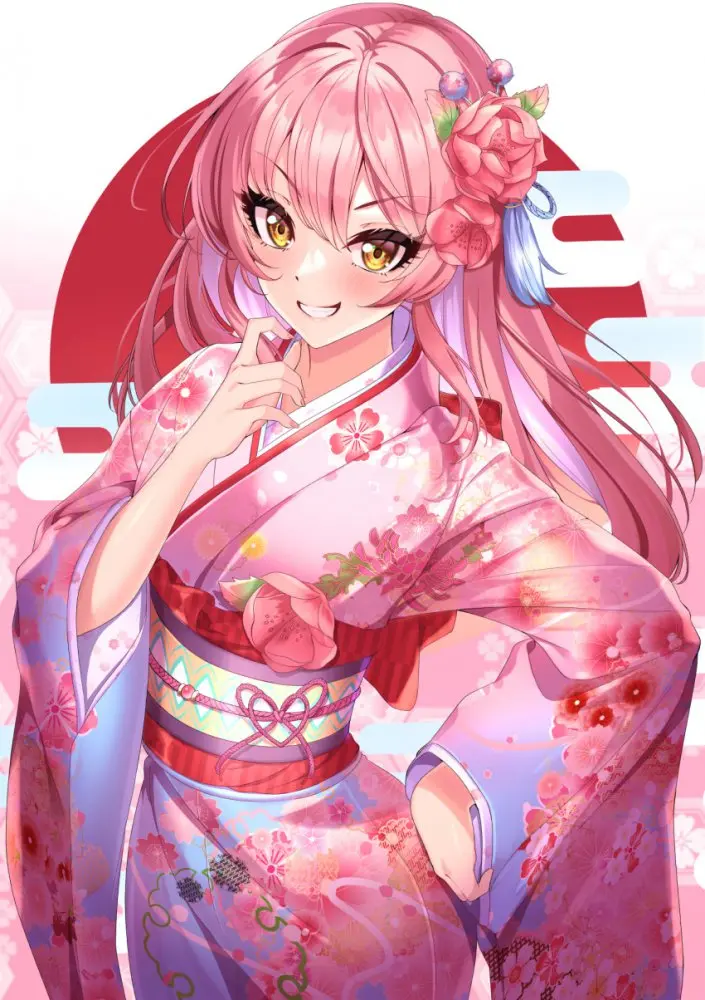 和服・著物・和裝女子畫像　その１１